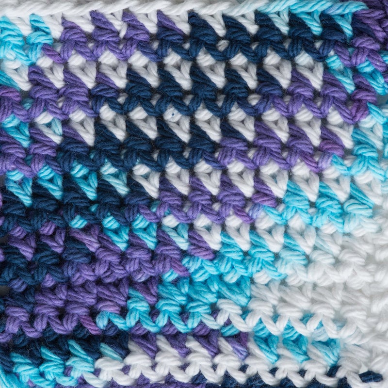 Lily Sugar 'N Cream The Original Ombre Yarn, 2oz, Gauge 4 Medium, 100% Cotton, Moondance - Machine Wash & Dry - Image 3